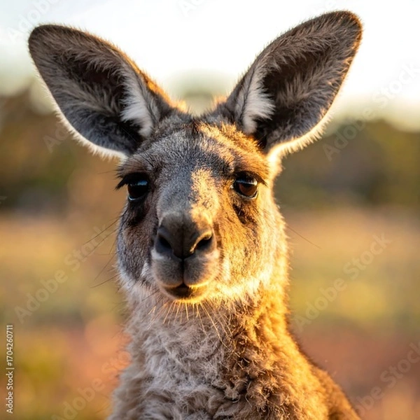 Fototapeta Close-up of a kangaroo