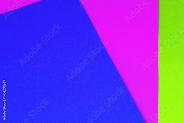Fototapeta Color papers geometry composition background with light and dark blue and violet tones