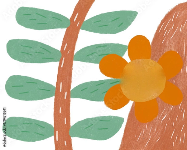 Obraz Flor com óculos II