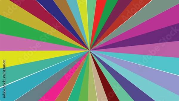 Fototapeta Colorful Abstract Geometric Background with Angular Lines and Bright Palette
