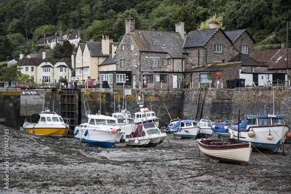 Obraz Porlock Weir low tide
