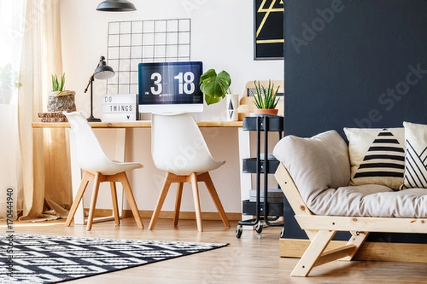 Fototapeta Trendy open space interior