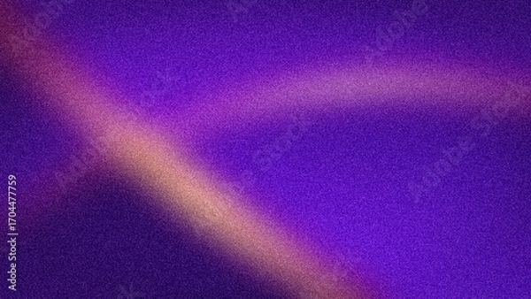 Fototapeta A vibrant and modern abstract background featuring a soft-focus grain texture with a beautiful mix of purple, violet, pink, and peach tones