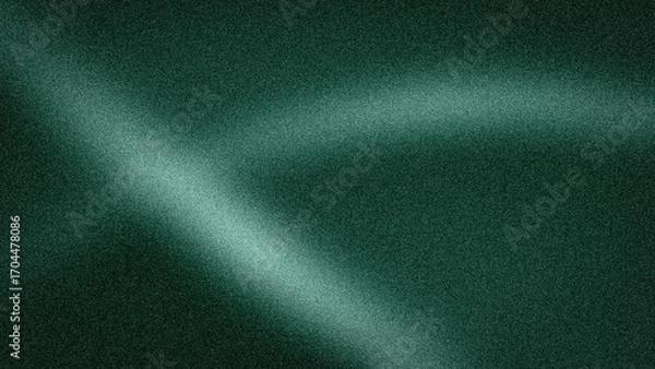Fototapeta A modern, abstract 4K background with a soft-focus grain texture. This blurred design features elegant shades of green, black, and teal