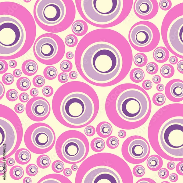 Fototapeta Colour circles on a light background