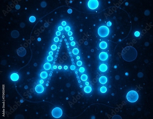 Obraz Futuristic AI Concept 1