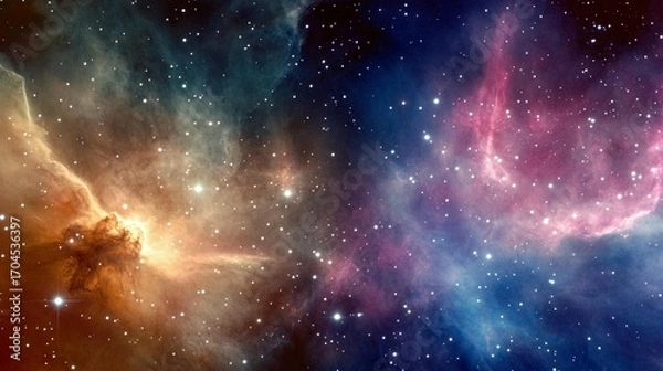 Obraz Cosmic Nebula: Stellar Cloudscape