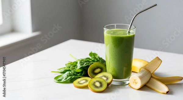 Obraz fresh kiwi juice