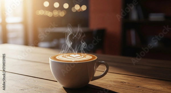 Obraz A cup of coffee on the table