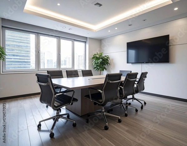 Fototapeta Generated image　会議室