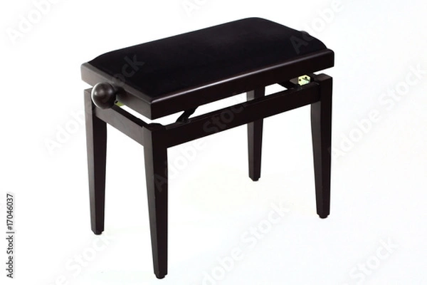 Obraz Black piano stool