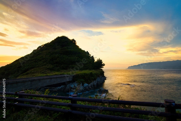 Fototapeta 美しい東京湾の夕焼け