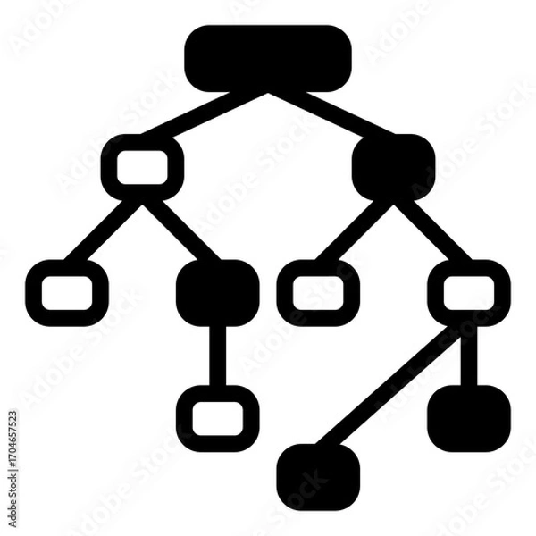 Obraz Random Forest Icon