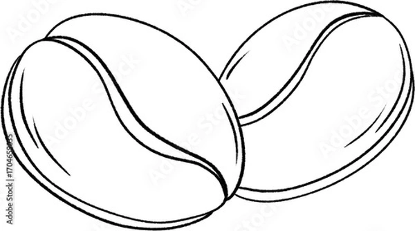 Obraz coffee pen drawing