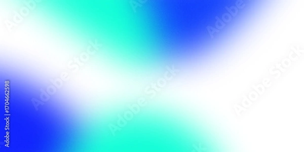 Fototapeta Abstract element with glowing blue gradient with noise texture