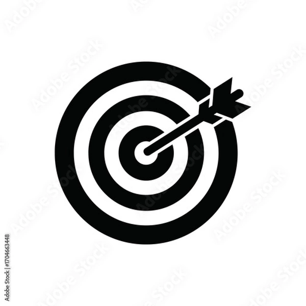 Fototapeta target with arrow