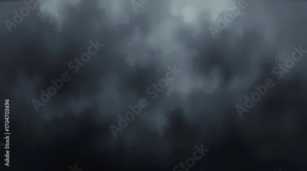 Fototapeta Mysterious dark clouds gather ominously, hinting at dramatic atmospheric shifts and powerful natural forces at play.