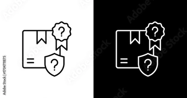 Obraz Product Recall Icon Set Multiple Style Collection