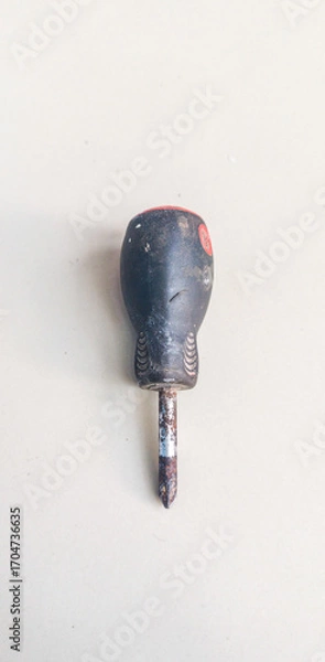 Fototapeta screwdriver and screw