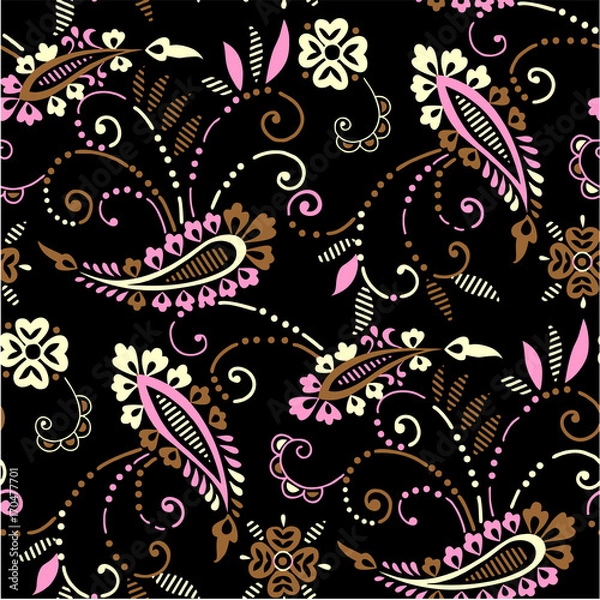 Fototapeta paisley pattern for textile and wrapping use