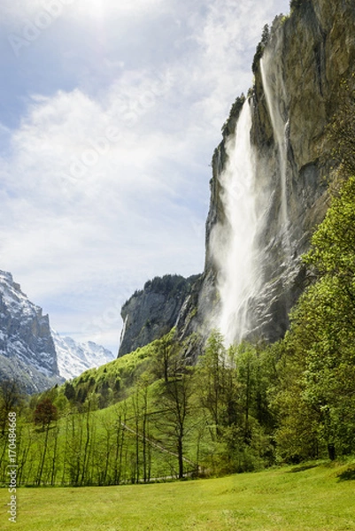 Obraz Swiss waterfall