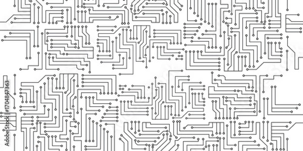 Obraz Digital circuit, mother board , electronic and technology background. 