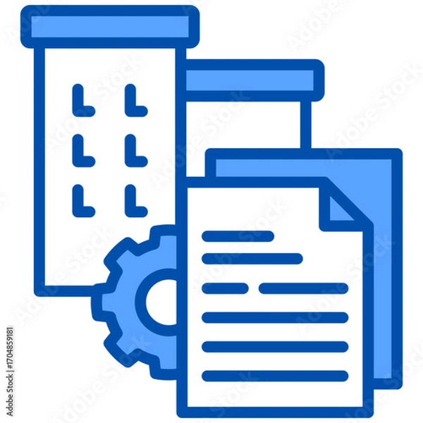 Fototapeta Management Icon