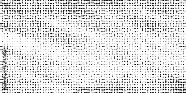 Fototapeta Halftone background vector, abstract backdrop design with two tone pattern and copy space for edit your content