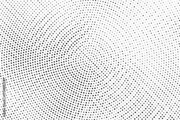 Obraz Halftone background vector, abstract backdrop design with two tone pattern and copy space for edit your content
