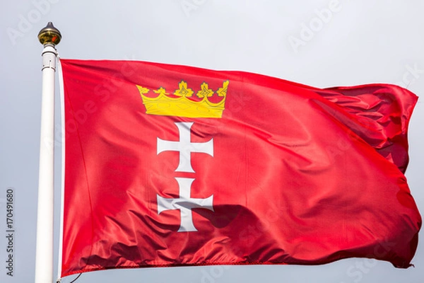 Fototapeta Flagge Danzig