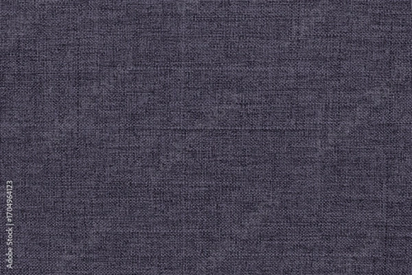 Fototapeta Grey linen fabric texture background, seamless pattern of natural textile.