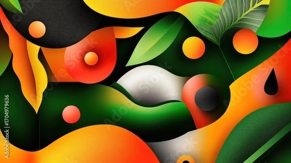 Obraz Abstract floral pattern design