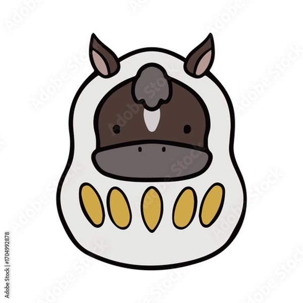 Obraz ダルマ　達磨　素材