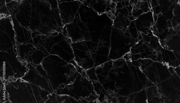Fototapeta Dark black marble texture background