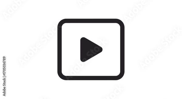 Fototapeta video player icon