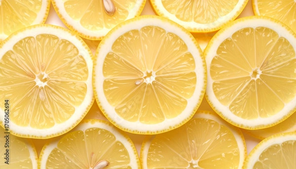 Obraz スライスしたレモン