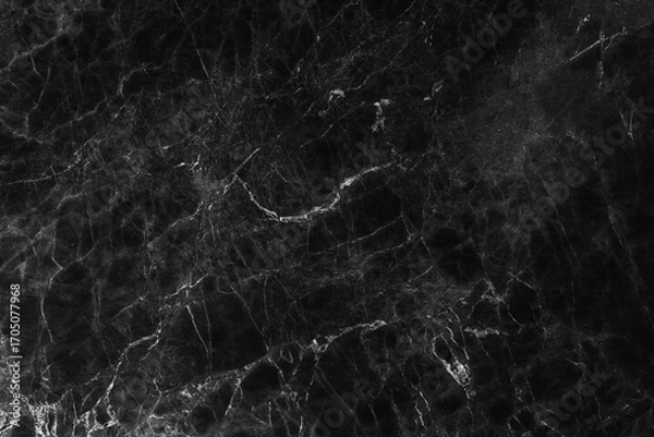 Fototapeta Black marble texture background, abstract marble texture (natural patterns) for design.
