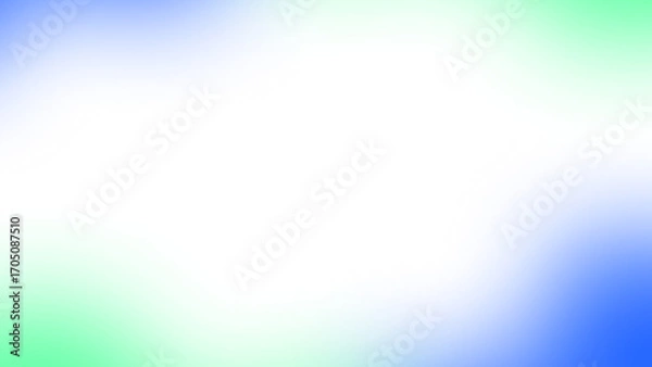 Fototapeta Abstract element with blurred glowing pastel blue and green gradient