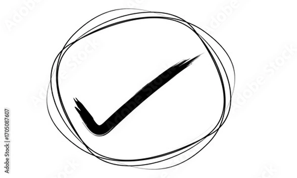 Obraz check mark icon vector