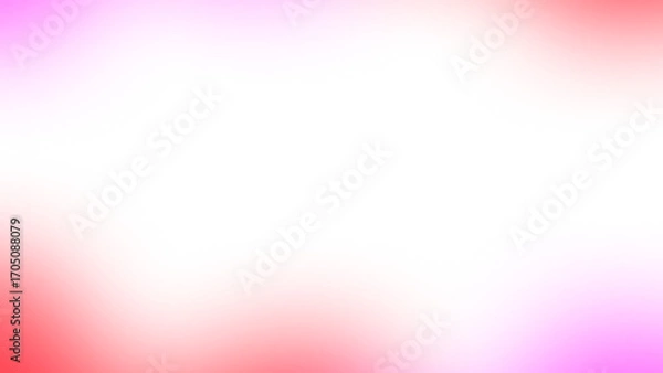 Fototapeta Abstract element with blurred glowing pastel pink and red gradient