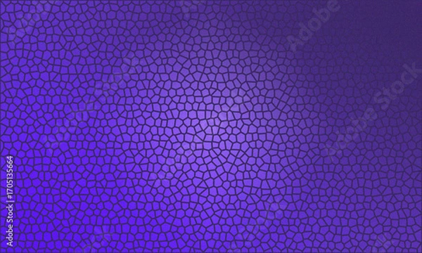 Fototapeta Abstract mosaic pattern with vibrant purple and blue hues creating a textured background