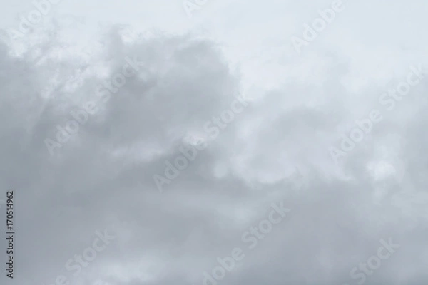 Obraz Rainy (or rain) cloud, gray color background
