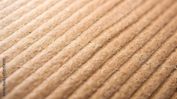 Fototapeta Close-up abstract view of diagonal ribbed textured surface with subtle speckles