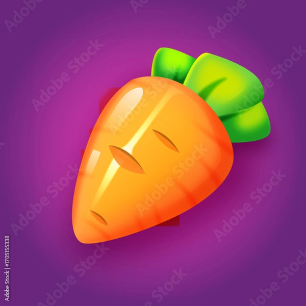 Obraz Carrot gradient vector