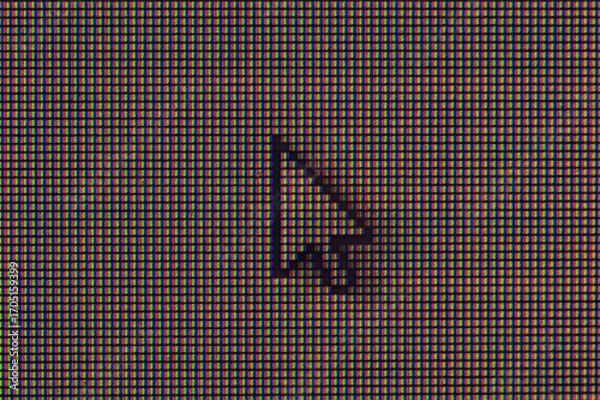 Fototapeta Computer Cursor Icon Displayed on Digital Screen