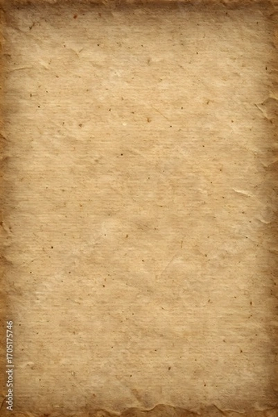 Fototapeta Aged parchment texture with faded edges and subtle grain for vintage backgrounds
