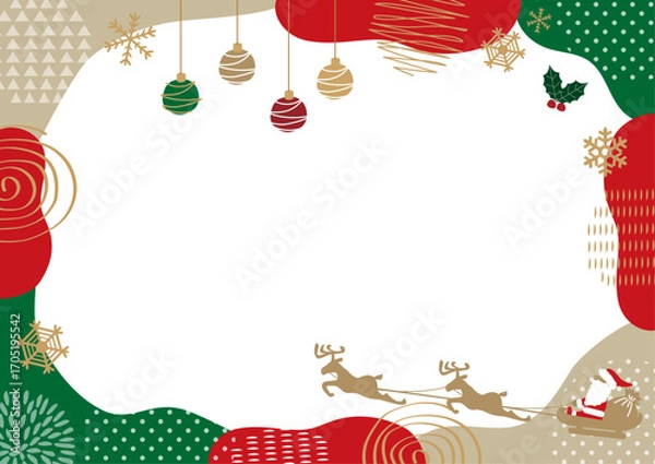 Obraz クリスマスフレーム