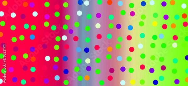 Fototapeta pattern of confetti. colorful dots background
