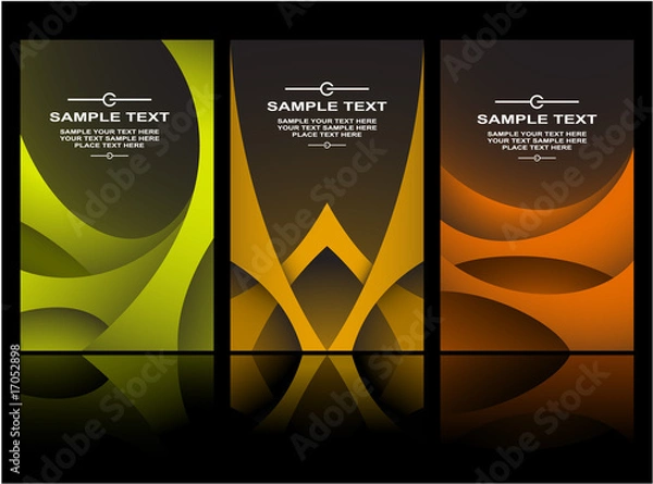 Obraz business cards set3