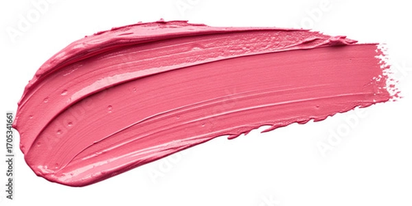 Obraz Vibrant Pink Paint Smear with Thick Brush Strokes on Transparent Background
Bold Pink Acrylic Texture Brush Stroke for Art and Cosmetic Design